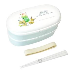 Pokémon: Poképeace - Happy Drink - Oval Range 2-Tier Lunch Box [Skater] 