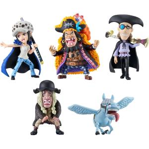One Piece: World Collectable Figure - Trafalgar Law vs. Kurohige Kaizokudan - 5 figures set (Banpresto) [2nd Hand]