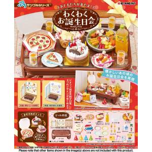 Petite Sample: Birthday Party (Candy Toy 1Box/6pcs) [Re-Ment]