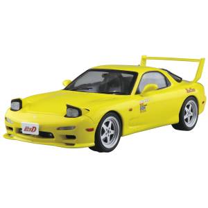 Model Car: Initial D - Keisuke Takahashi FD3S RX-7 1/24 -  Vol.1 Ver. (Plastic Model Reissue) [Aoshima]