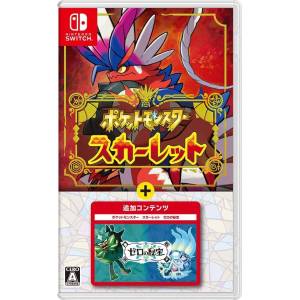 Pocket Monsters Scarlet + Zero no Hihou / Pokemon Scarlet + The Hidden Treasure of Area Zero [Switch - Used Good Condition]