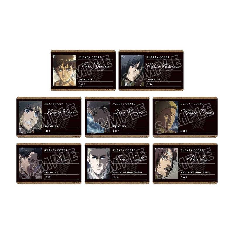 Attack on Titan: Trading Profile Card (8 Packs Box) [Arma Bianca]