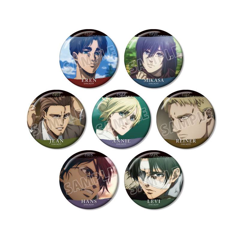 Attack on Titan: Trading Can Badge Vol.10 (7 Packs Box) [Arma Bianca]