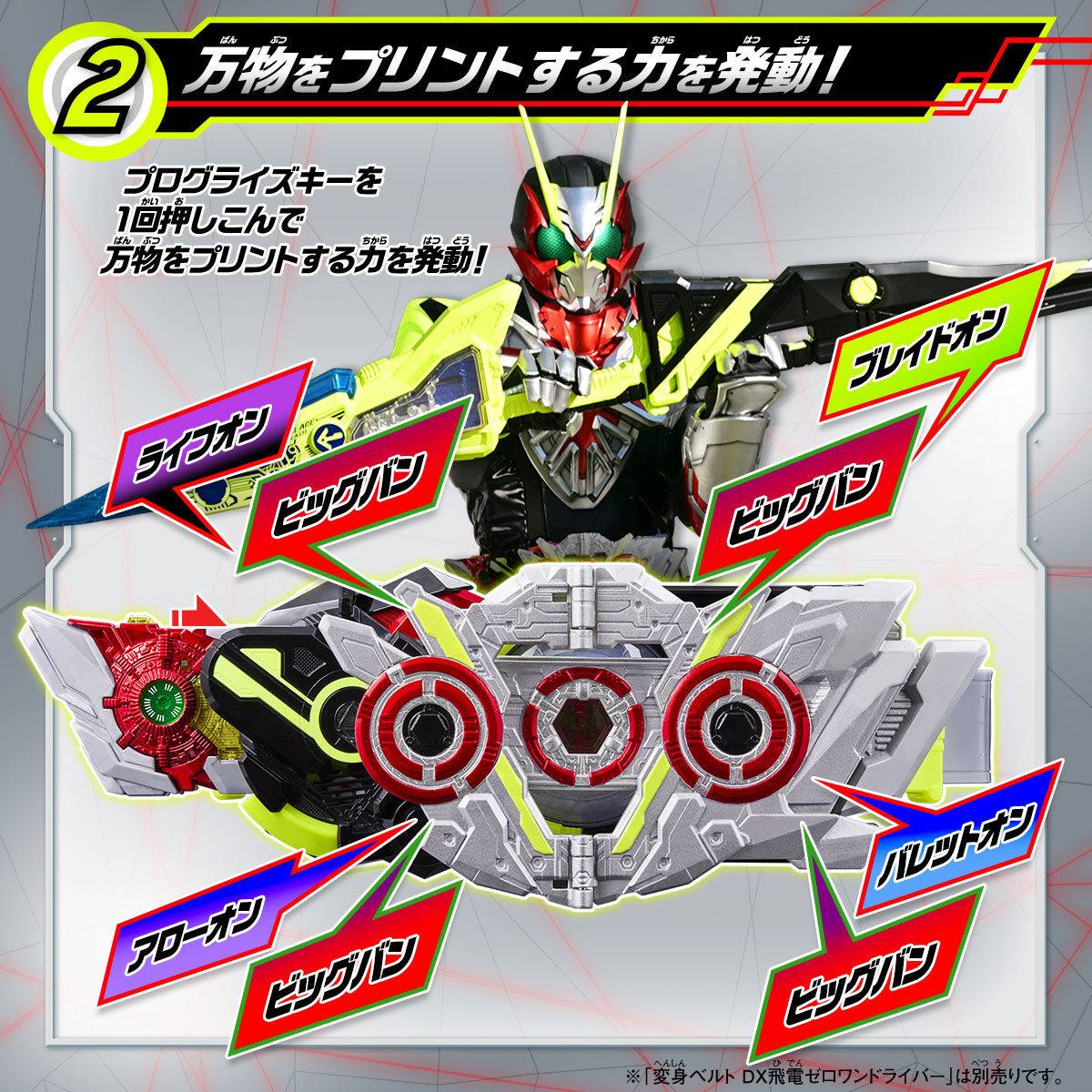 Super Best DX: Kamen Rider Zero-Three Progrise Key & Driver Unit ...