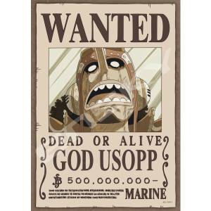 One Piece: Jigsaw Puzzle - God Usopp Wanted Poster (208 Pieces) [Ensky]
