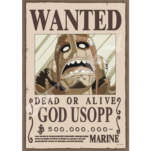 One Piece: Jigsaw Puzzle - God Usopp Wanted Poster (208 Pieces) [Ensky]