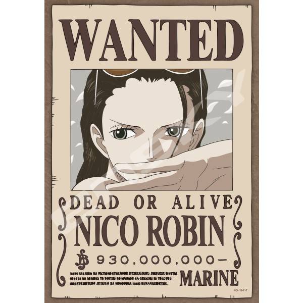One Piece: Jigsaw Puzzle - Nico Robin Wanted Poster (208 Pieces) [Ensky]