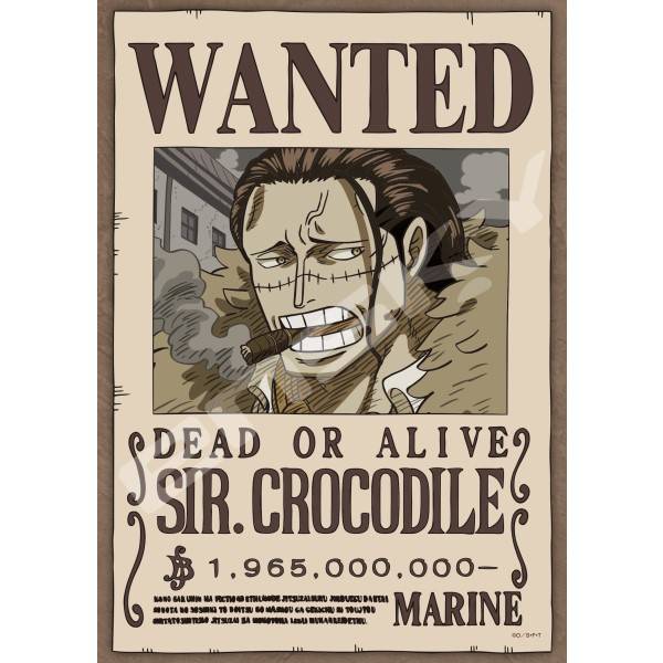 One Piece: Jigsaw Puzzle - Crocodile Wanted Poster (208 Pieces) [Ensky]