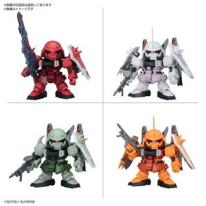 Gundam Seed Destiny: BB Senshi ZGMF Zaku Series Set (Plastic Model) [Bandai]