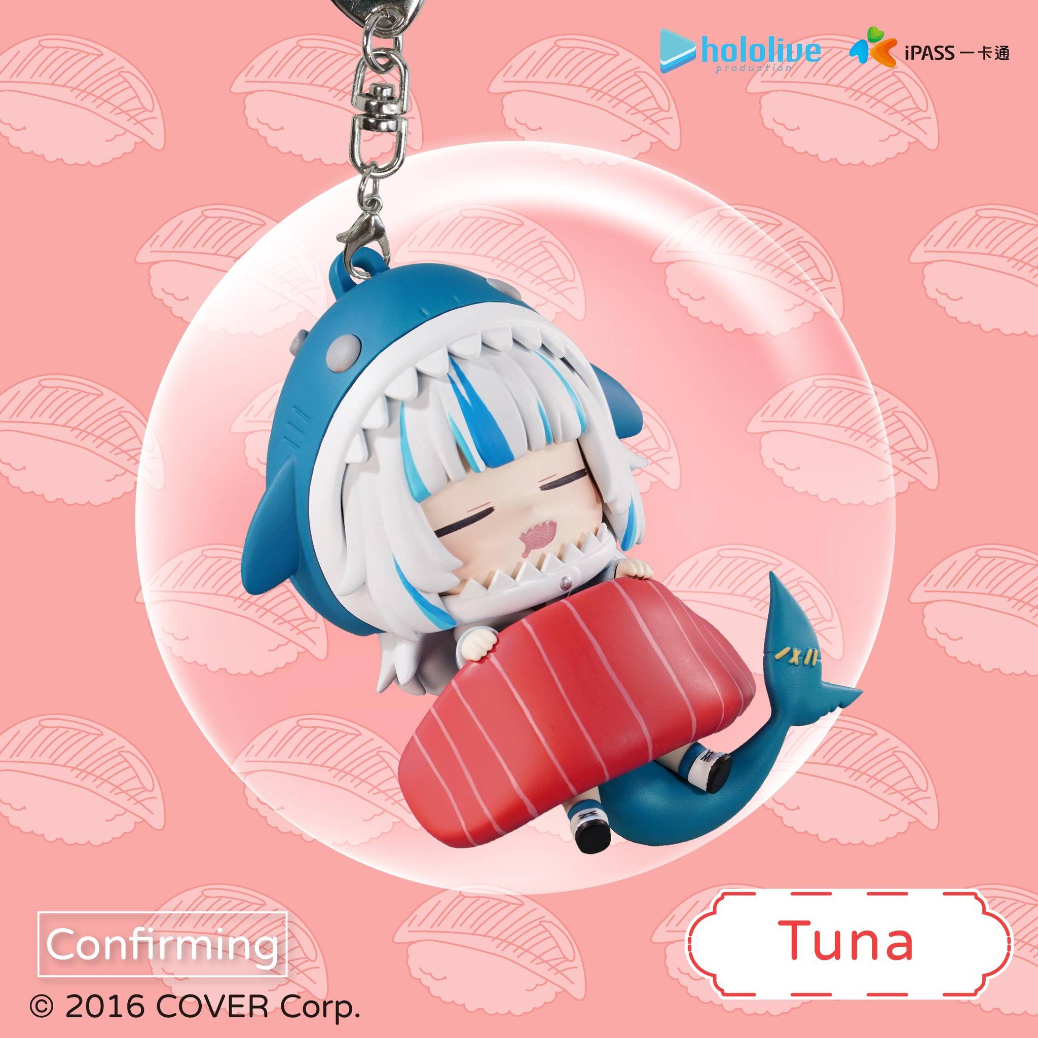 Hololive Production: Gawr Gura Sushi Futon - Keychain Figure / IC Card (Tuna Ver.) [Xin Yi...