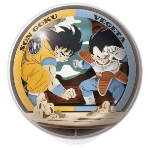Dragon Ball Z : Paper Theater PTB-15X - Son Goku VS Vegeta [Ensky]