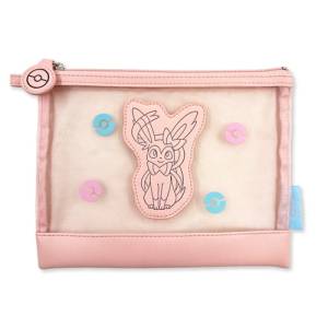Pokemon: Mesh Flat Pouch Pastel - Nymphali [The Pokémon Company]