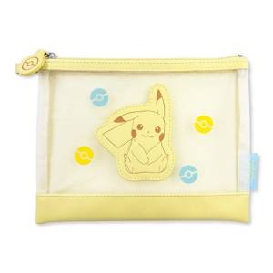 Pokemon: Mesh Flat Pouch Pastel - Pikachu [The Pokémon Company]