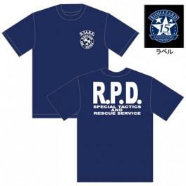 Biohazard 15th Anniversary S.T.A.R.S. FRONT LOGO T-Shirt [édition limitée e-Capcom]