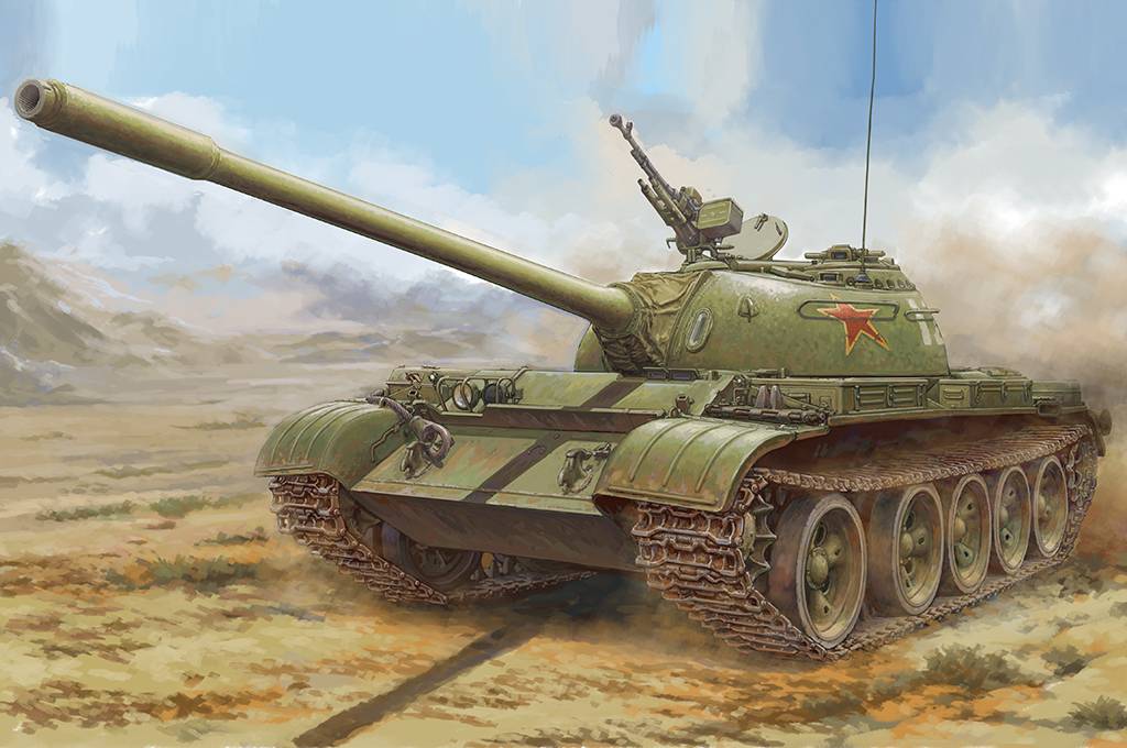 Plastic Model: PLA 59 Medium Tanks 1/35 [Hobby Boss]