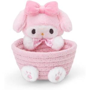 Sanrio Characters: Rope Basket with Mascot Plush - My Melody (Small) [Sanrio]