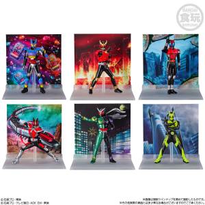 Shokugan: MICRO STATUE COLLECTION - Kamen Rider (8pack box) (Candy Toy) [Bandai]
