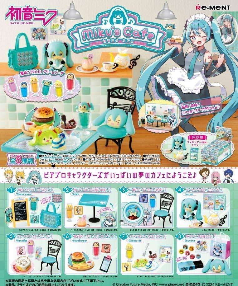 Hatsune Miku : Miku's Cafe - 8 Packs/Box [Re-Ment]