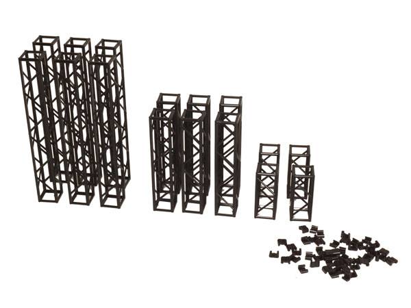Plastic Accessory 01 - Truss (Squared) Black Ver. (Plastic Model) [Plum]