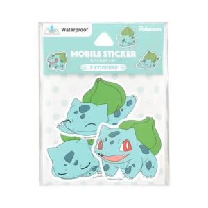 Pokemon: Mobile Phone Sticker - Bulbasaur (Set of 3) [The Pokémon Company]