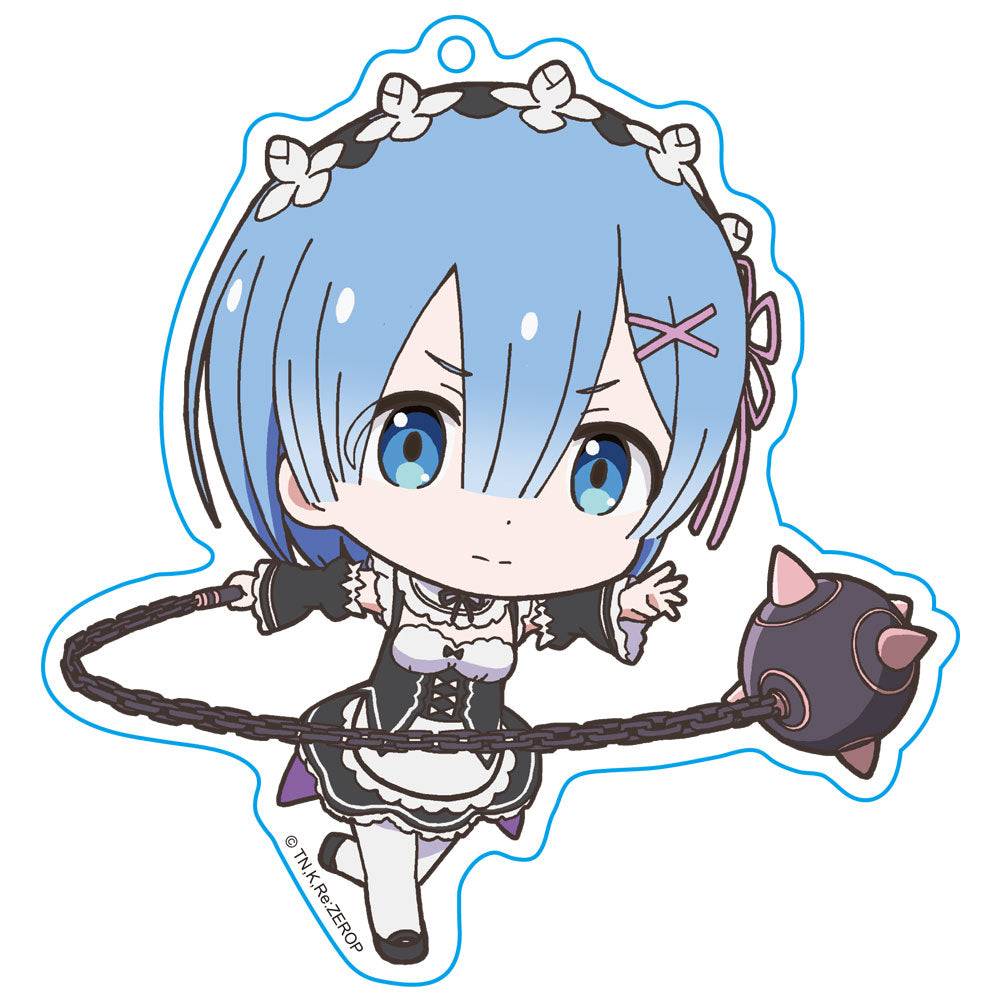 Re:Zero − Starting Life in Another World: Petit Colle! Acrylic Keychain  Rem (B Ver.) [azumaker]