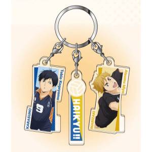 Haikyuu!!: 3 Piece Mini Acrylic Keychain - Tobio Kageyama & Atsumu Miya [Bandai]