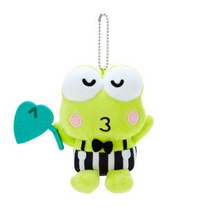 Sanrio Plush: In good mood with singing and dancing - Keroppi Mascot Holder [Sanrio]