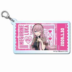Acrylic Keychain: Hatsune Miku Piapro Characters - Megurine Luka  [Sync Innovation]