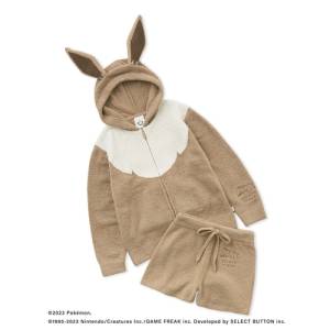 Pokemon: Gelato Pique Meets Pokemon Sleep - Baby moko Parka & Shorts Set - Eevee [The Pokemon Company]