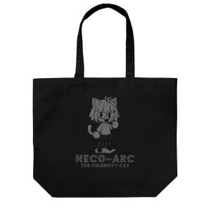 Tsukihime: A Piece of Blue Glass Moon - Large Tote Bag - Neco-Arc The Celebrity Cat - Black [COSPA]