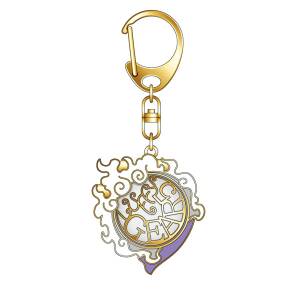 One Piece: Symbol Motif Keychain - Luffy (Gear 5) [Movic]