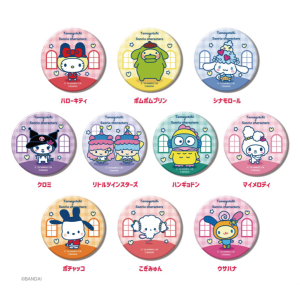 Tamagotchi Uni x Sanrio: Can Badges (10 Packs Box) [Bandai]