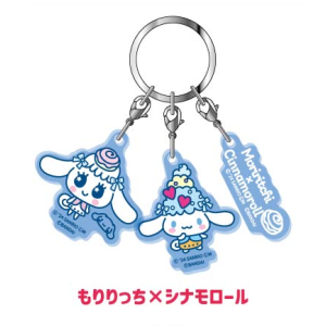 Tamagotchi Uni x Sanrio: Acrylic Keychain - Moririch x Cinnamoroll [Bandai]