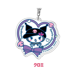 Tamagotchi Uni x Sanrio: Acrylic Keychain - Kuromi [Bandai]