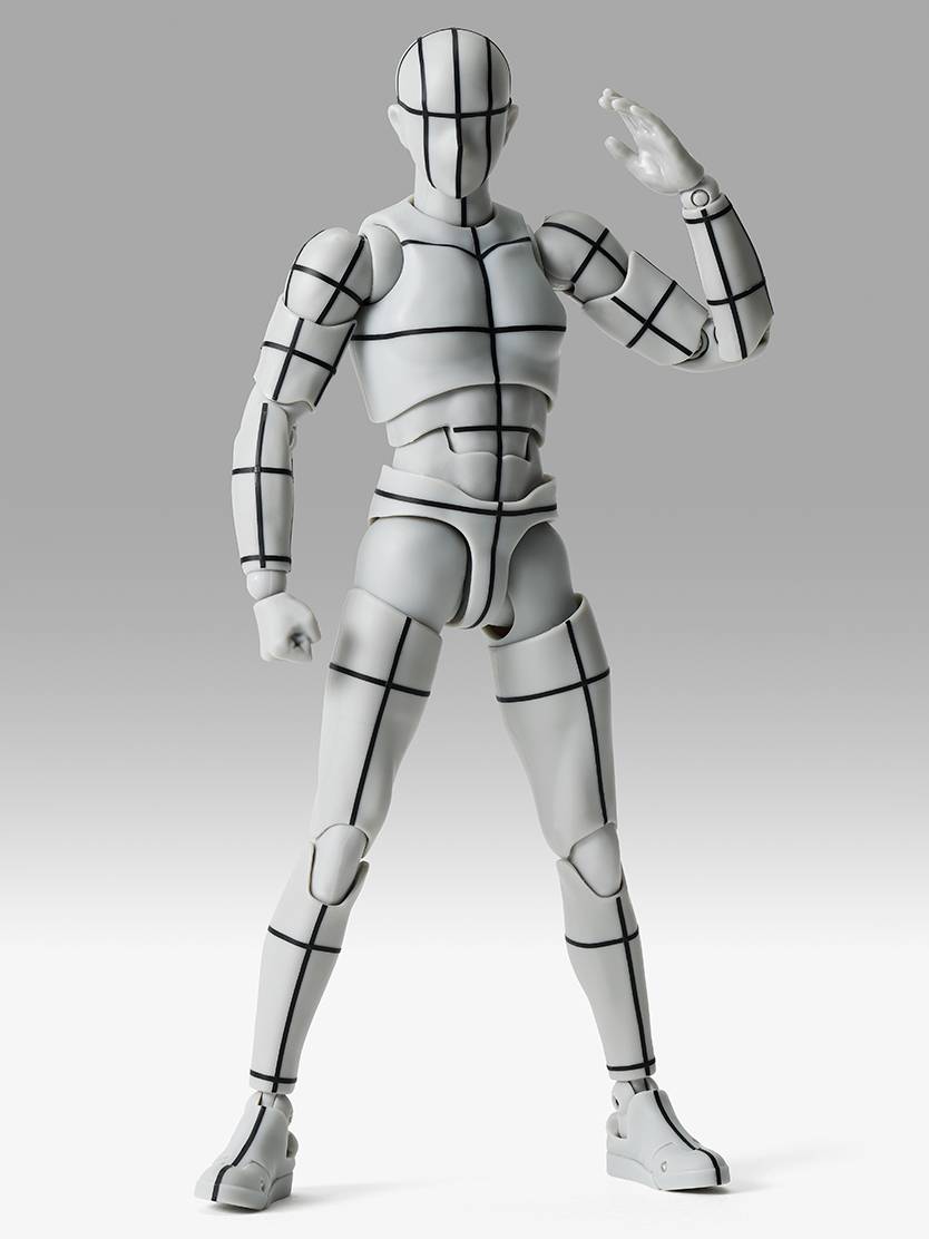 S.H.FIGUARTS: Body-kun - Sports Edition Wire Frame (Gray Color Ver.) [Bandai Spirits]