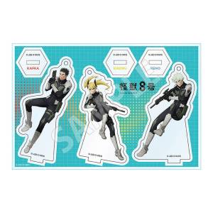 Kaiju No. 8: Puchi Acrylic Stand Set - Kafka, Reno & Kikoru (Battle Ver.) (Reissue) [GRANUP]