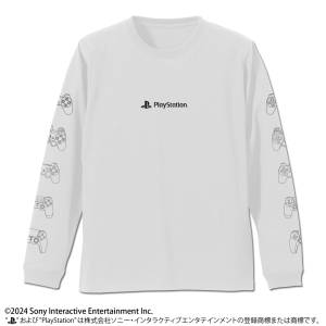 PlayStation: Long Sleeve T-Shirt - Controller Lineup Ver. - White (M) [COSPA]