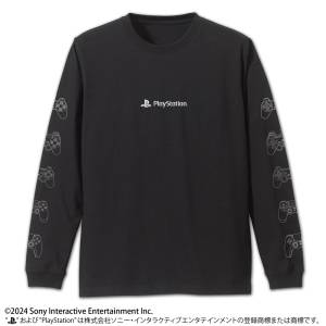 PlayStation: Long Sleeve T-Shirt - Controller Lineup Ver. - Black (L) [COSPA]