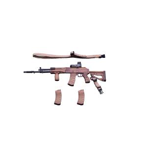 WM-03A Assault Rifle Set - Coyote Brown 1/12 - Option Parts for Action Figure [Hasuki]