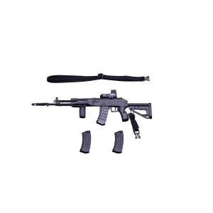 WM-03B Assault Rifle Set - Coyote Black 1/12 - Option Parts for Action Figure [Hasuki]