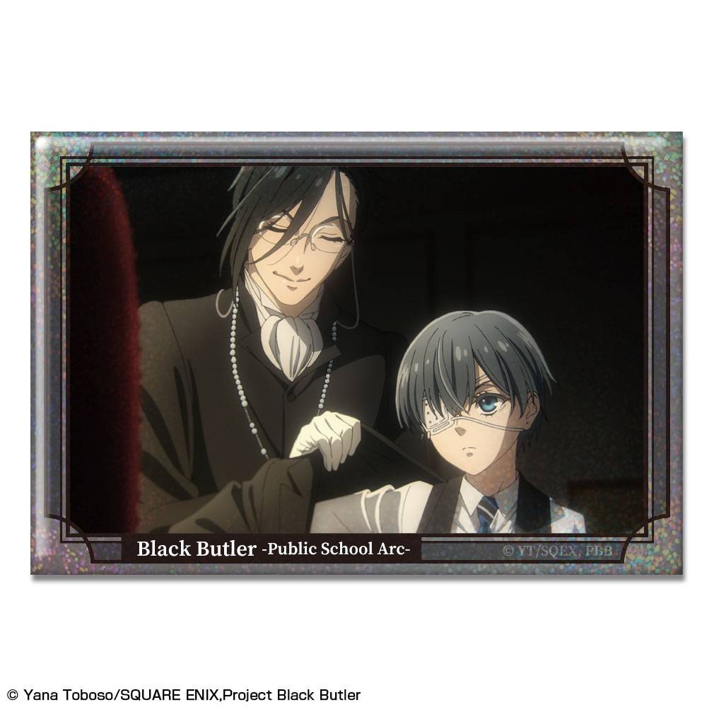 Black Butler: Public School Arc  Holographic Badge  Sebastian Michaelis & Ciel Phantomhive (Ver.B) [License Agent]