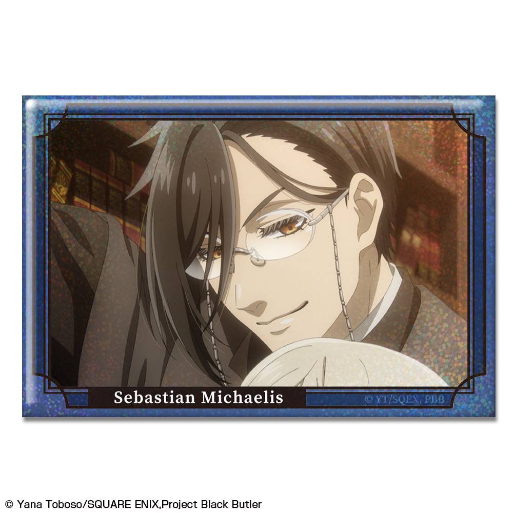 Black Butler: Public School Arc  Holographic Badge  Sebastian Michaelis (Ver.E) [License Agent]