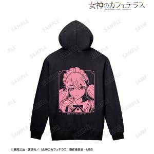 The Café Terrace and Its Goddesses: Zip Hoodie - Tsukishima Riho (Neon Pink) (XL) [Arma Bianca]