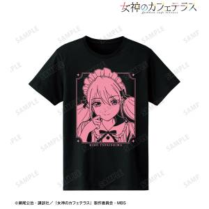 The Café Terrace and Its Goddesses: T-Shirt (XL) - Tsukishima Riho (Neon Pink) [Arma Bianca]