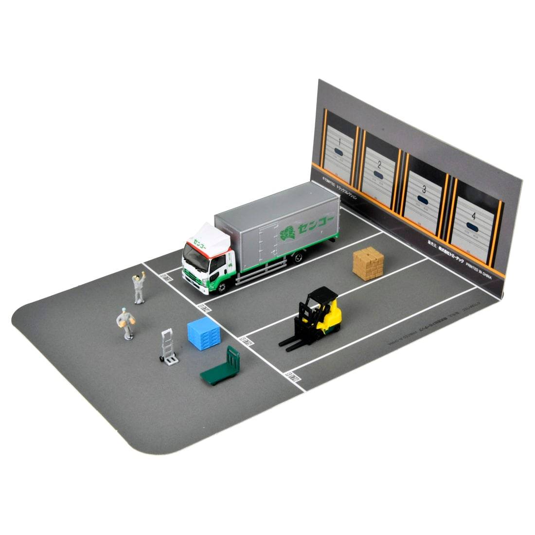 Truck Collection: Senko - Logistics Site Set D (Plastic Model) [Tomytec]