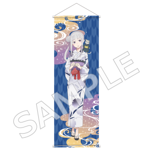 Re:Zero − Starting Life in Another World - B2 Half Tapestry - Emilia (Tanabata Festival Ver.) [Kadokawa]