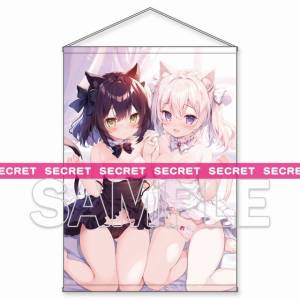 Dengeki Moeoh: X-RATED B1 Tapestry - Friendly Cat-eared Girls [Kadokawa]