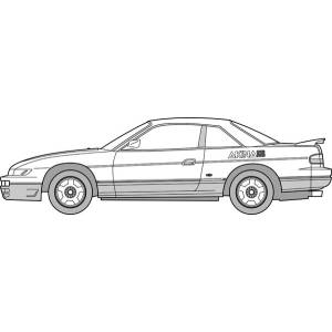 1/24: Initial D Series No. 004 - Nissan S13 Silvia (Koichiro Iketani Model) (Plastic Model Kit) [Fujimi]