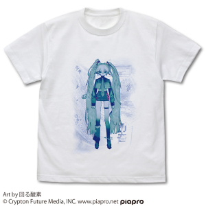 Hatsune Miku: T-Shirt - Mawaru Sanso Illustration Ver. (M) [COSPA]