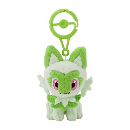 Pokemon Plush: Sprigatito Mascot With Carabiner [The Pokemon Company]